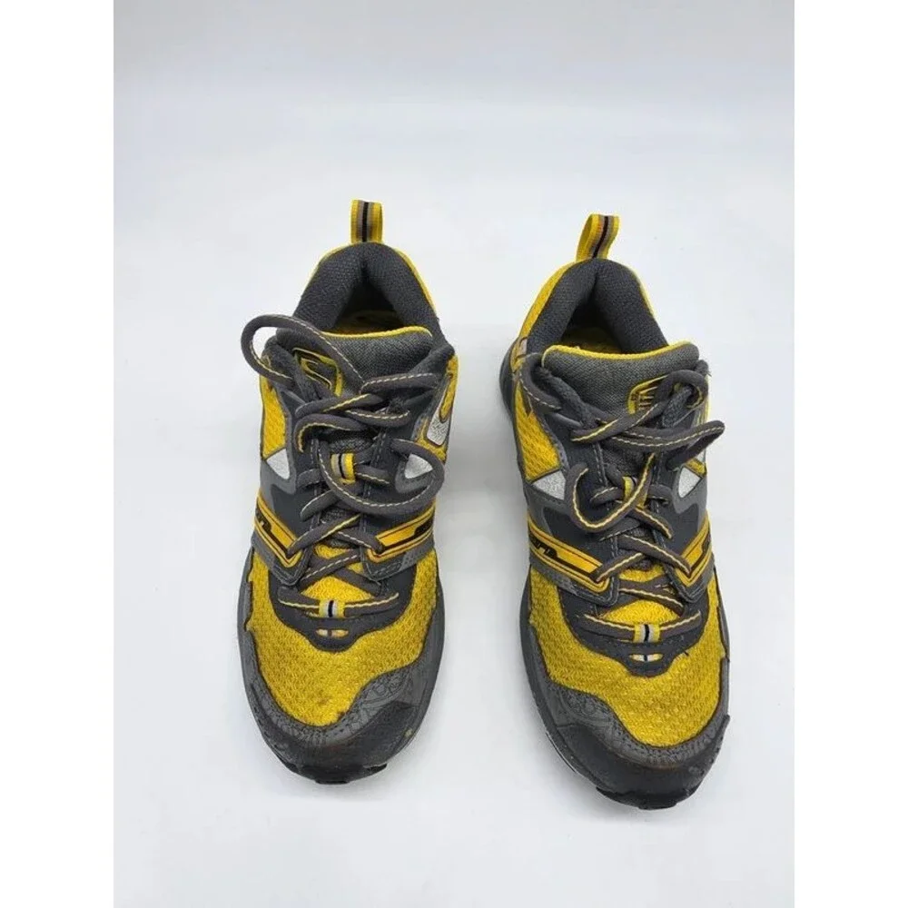 Scott Aztec Pro Trail Running Shoes Womens 8.5 Yellow Grey Carbon AHC Sneaker